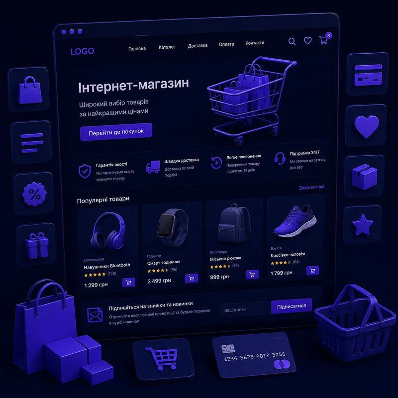Інтернет магазин webp