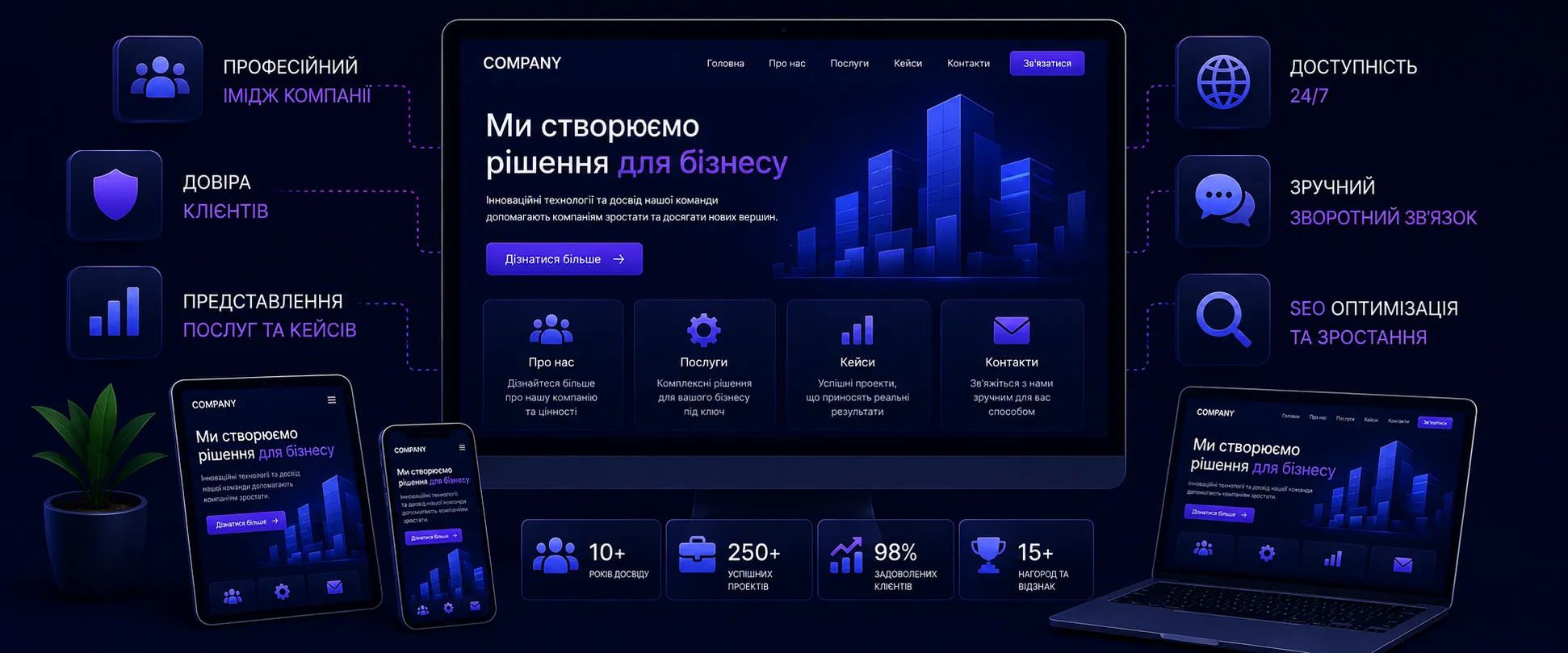 Корпоративний сайт webp